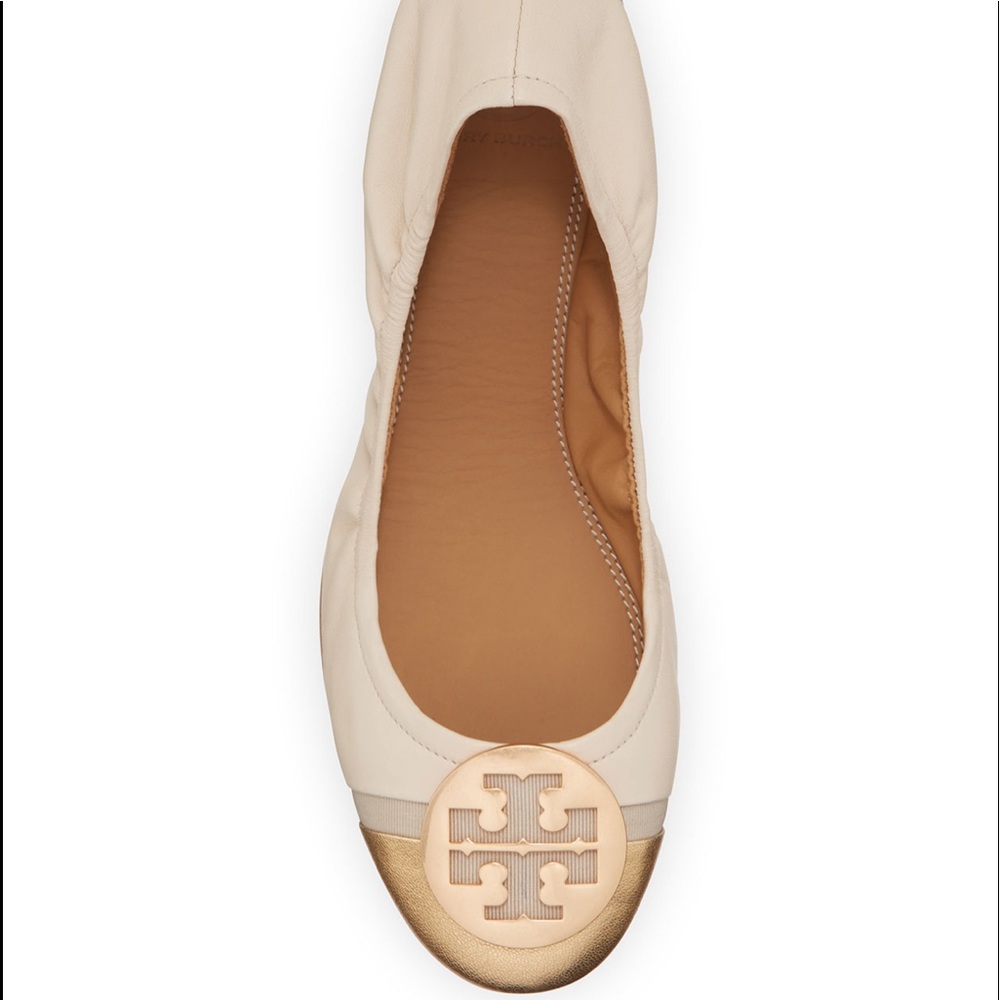 Tory Burch Mini cap-toe ballet flats